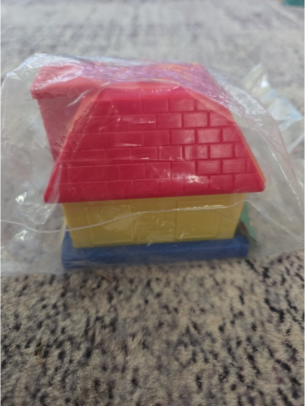 1993 Ronald McDonald's "McTown" Happy Meal Toy with Car and Garage~ Sealed